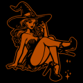 Witch Pin Up 01