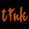 Tinkerbell Silhouette Text