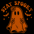 Stay Spooky Ghost Peace