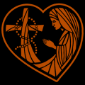 Mary Praying to Cross