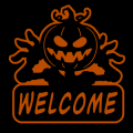 Welcome Spooky Pumpkin 01