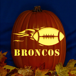 Denver Broncos 31 Pumpkins Leaner by Fan Creations