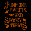 Pumpkin Sweets and Spooky Treats