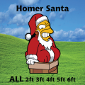 Homer Santa ALL Sizes