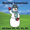 Waving Snowman